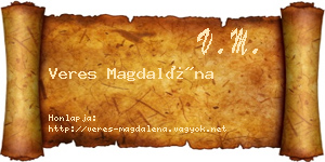 Veres Magdaléna névjegykártya